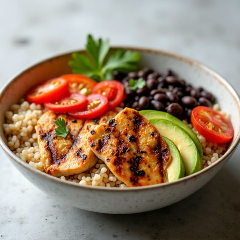 Fresh Black Bean Burrito Bowl