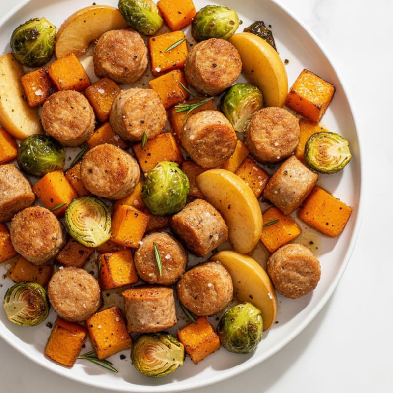 Sheet Pan Chicken Sausage with Roasted Vegetables