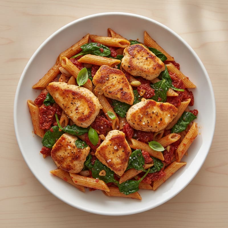 Sun-Dried Tomato Pesto Chicken Pasta