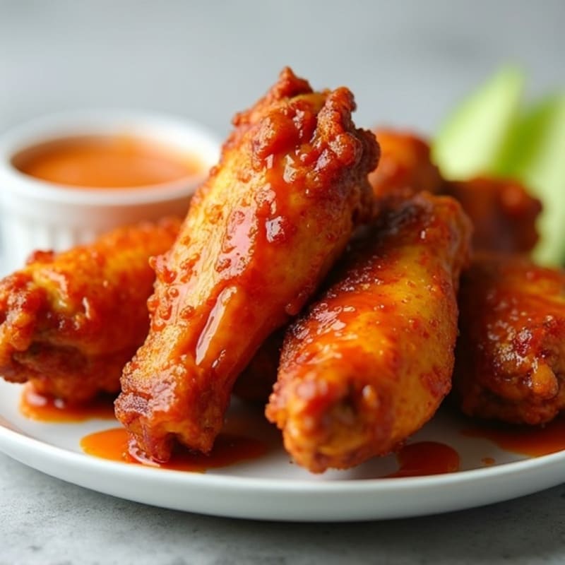 Crispy Baked Buffalo Chicken Wings
