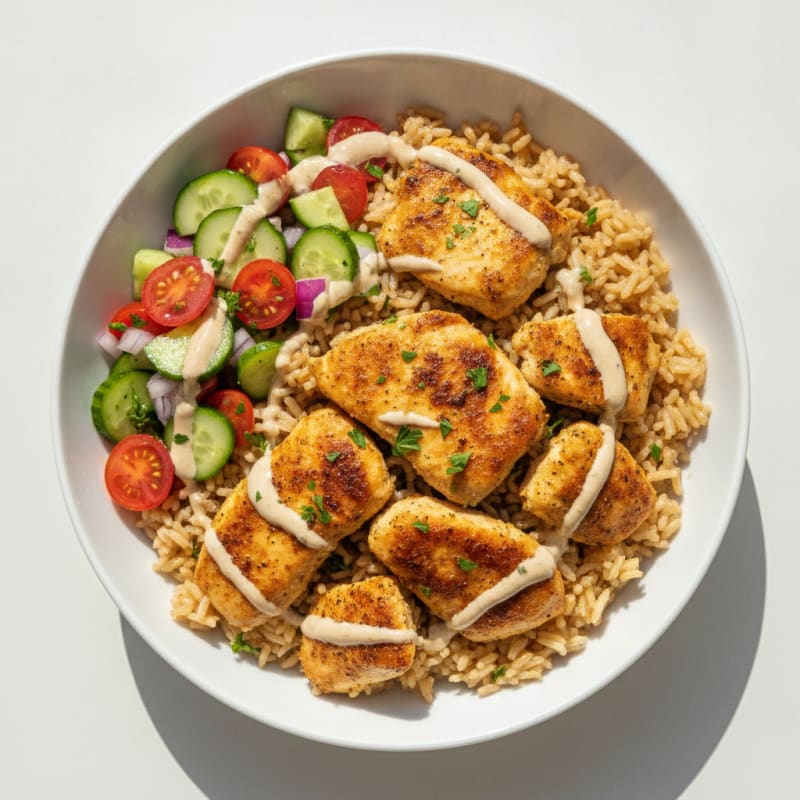 Chicken Shawarma Rice Bowl
