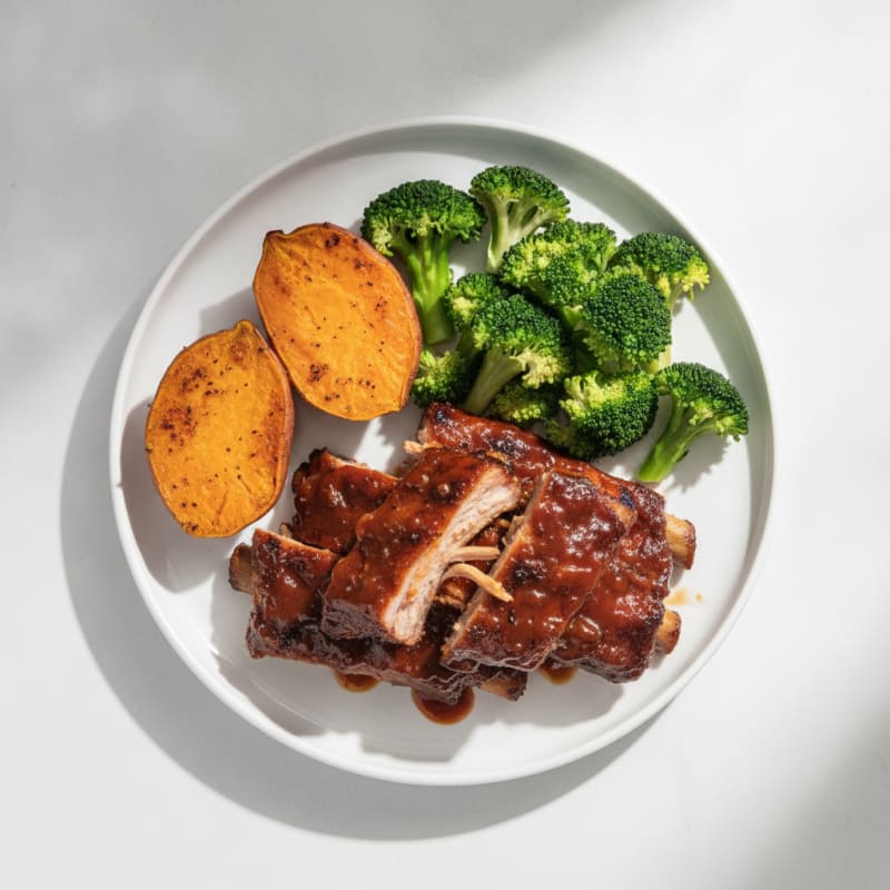 Sticky BBQ Baby Back Ribs