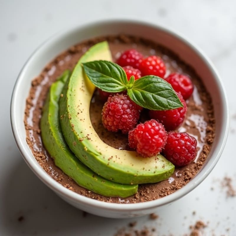 Creamy Dark Chocolate Avocado Mousse