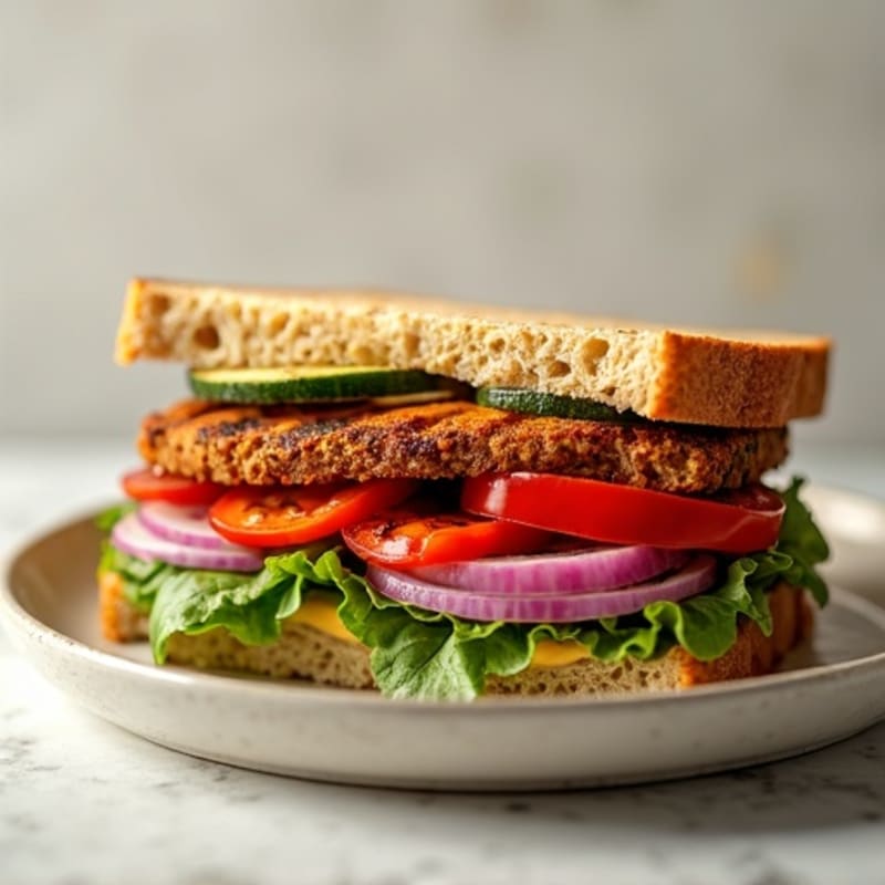 Hearty Grilled Vegetable Sandwich