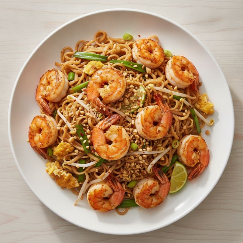 Shrimp Pad Thai Noodles