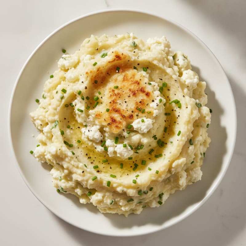 Creamy Mashed Potatoes with Cottage Cheese
