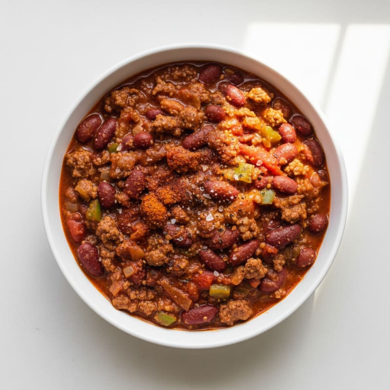 Smoky Beef and Bean Chili