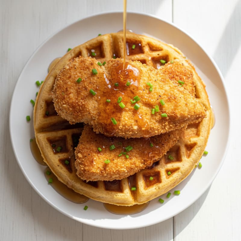 Golden Chicken & Waffles