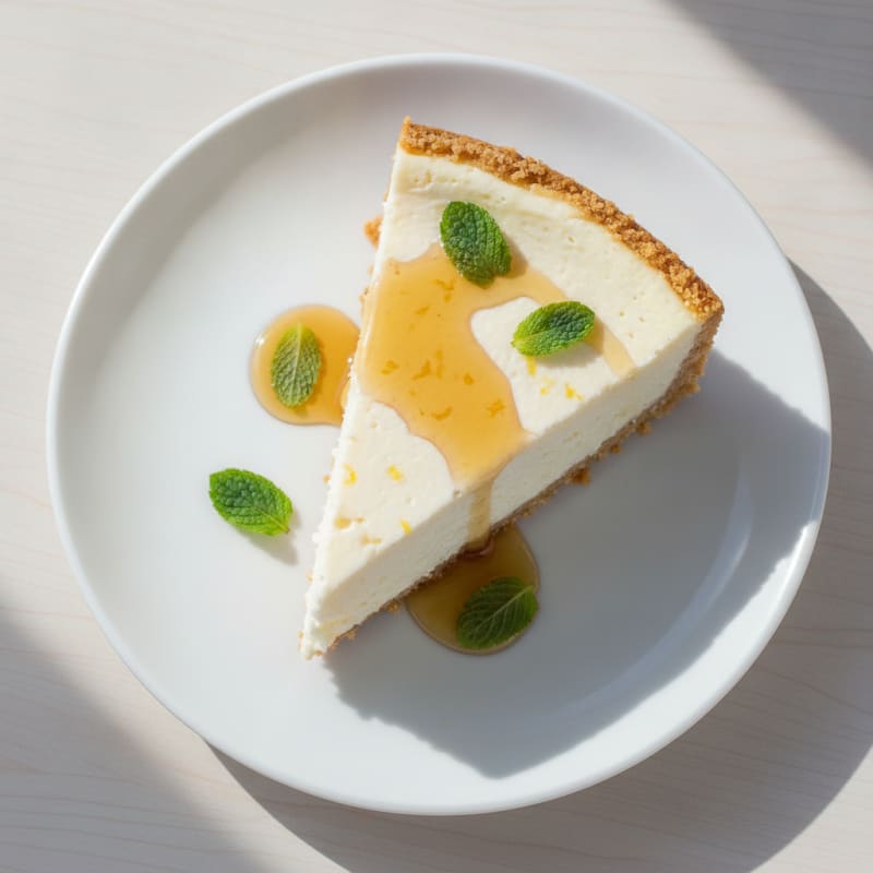 Creamy Greek Yogurt Protein Cheesecake