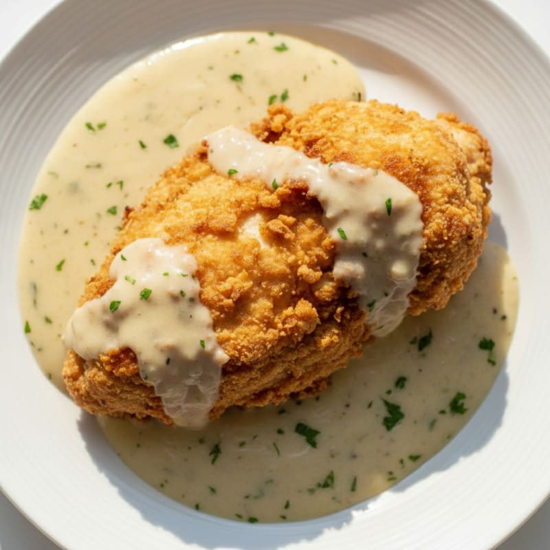 Buttermilk Fried Chicken with Creamy Gravy