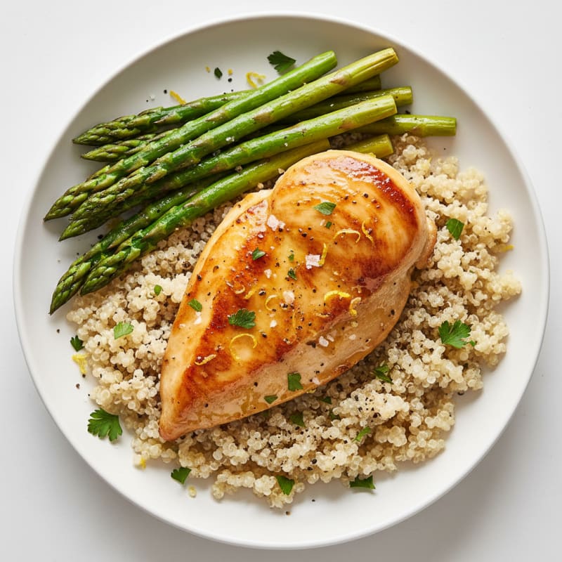 Golden Pan-Seared Chicken with Zesty Lemon