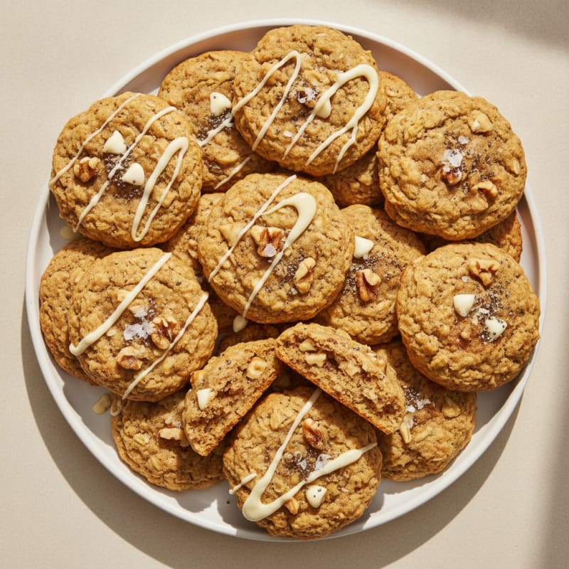 Protein Yogurt Chewy Oatmeal Cookies