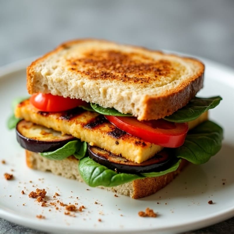 Healthy Grilled Veggie Sandwich