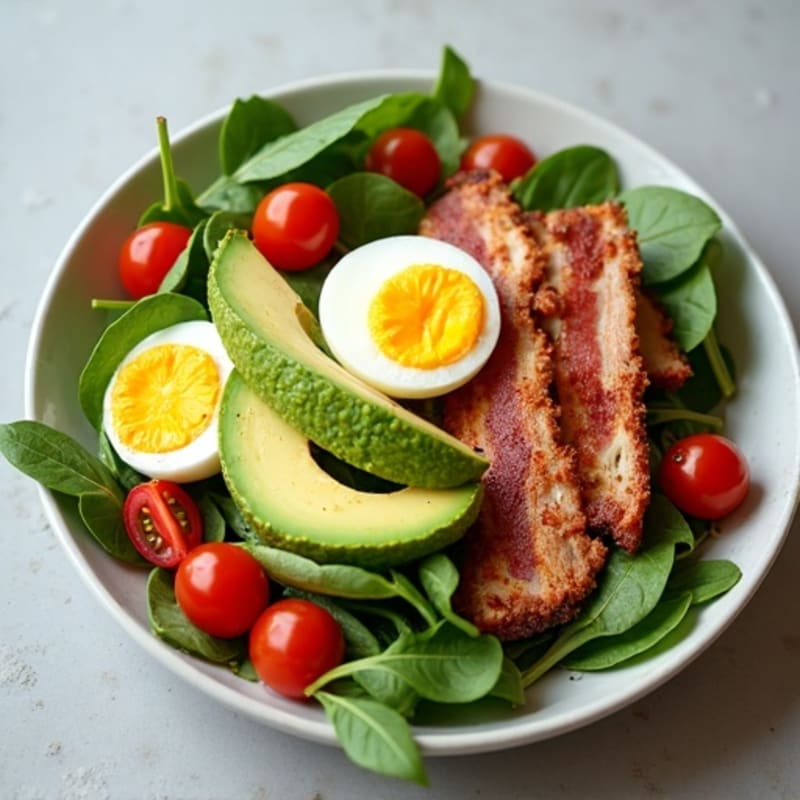 Crispy Bacon Avocado Salad