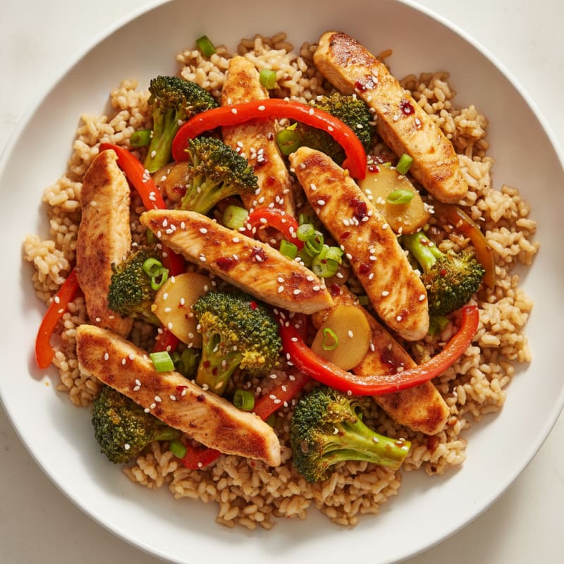 Chili Garlic Chicken Stir-Fry
