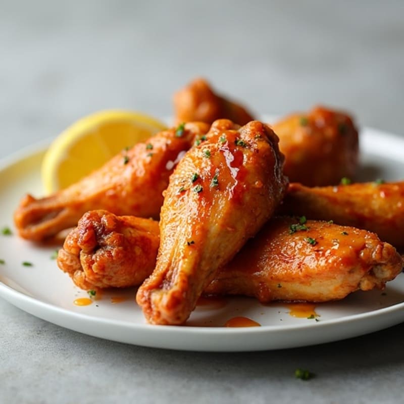 Crispy Baked Honey Garlic Chicken Wings