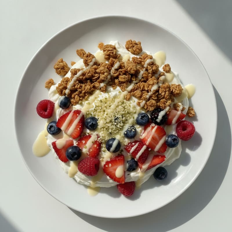 Creamy Vanilla Greek Yogurt Protein Parfait
