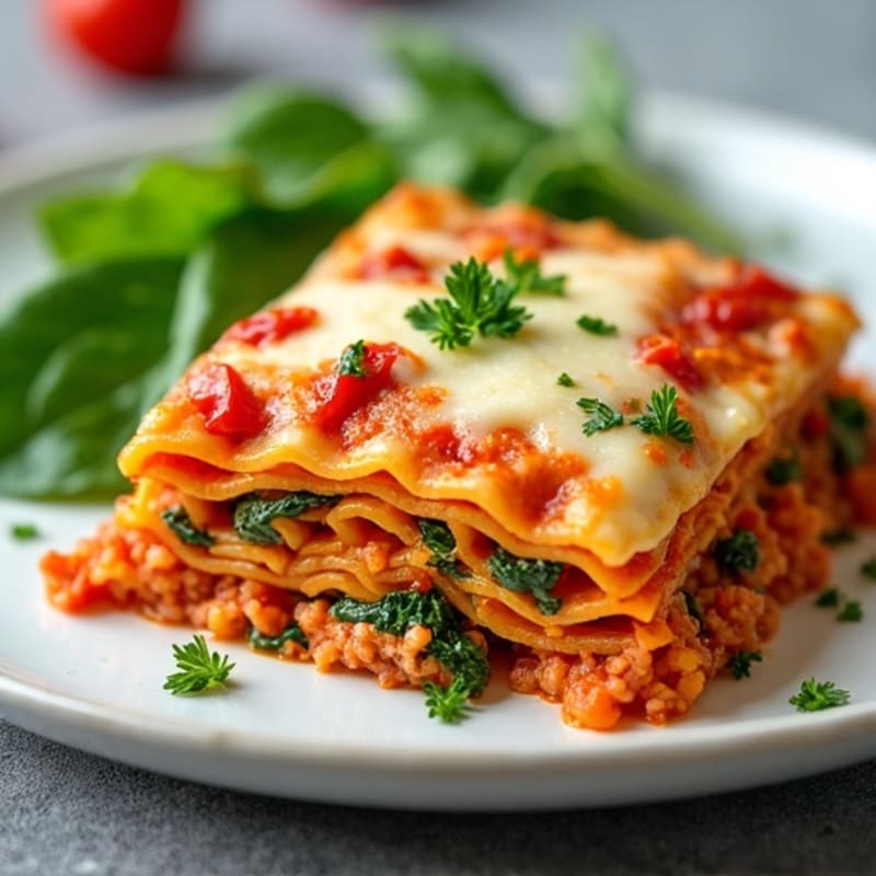 Lean Ground Turkey Lasagna Skillet