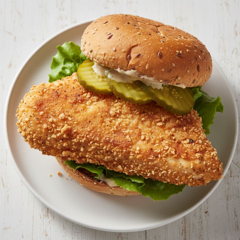 Buttermilk Fried Chicken Sandwich with Pickles