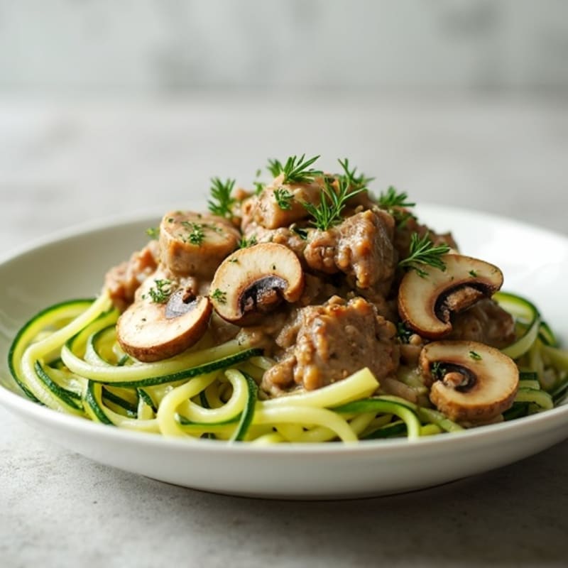 Creamy Greek Yogurt Beef Stroganoff with Mushrooms