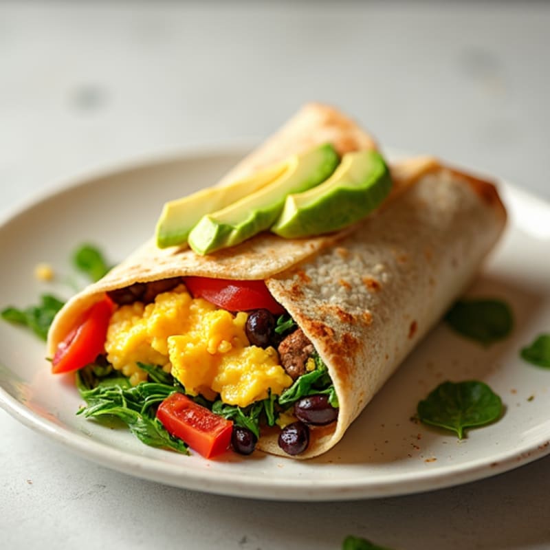 Protein-Packed Sunrise Breakfast Burrito