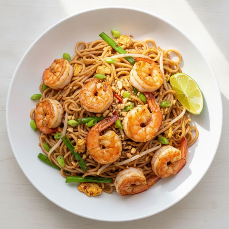 Shrimp Pad Thai Noodles