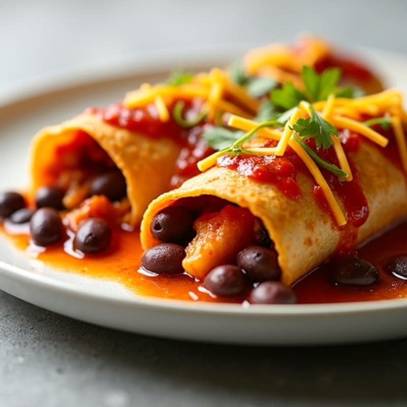 Chili-Spiced Chicken Enchiladas