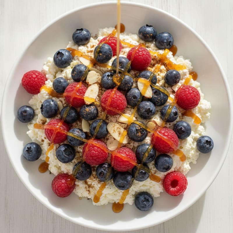 Cottage Cheese Bowl with Mixed Berries