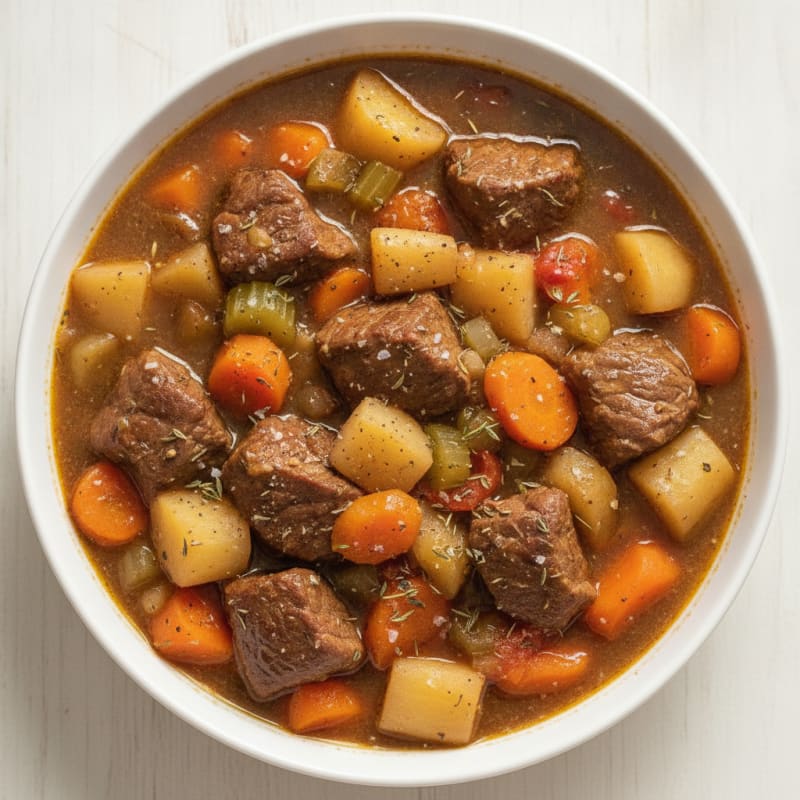 Hearty Beef and Root Vegetable Stew
