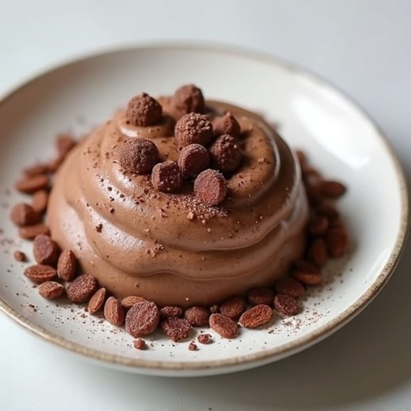Chocolate Protein Pudding with Chia Seeds