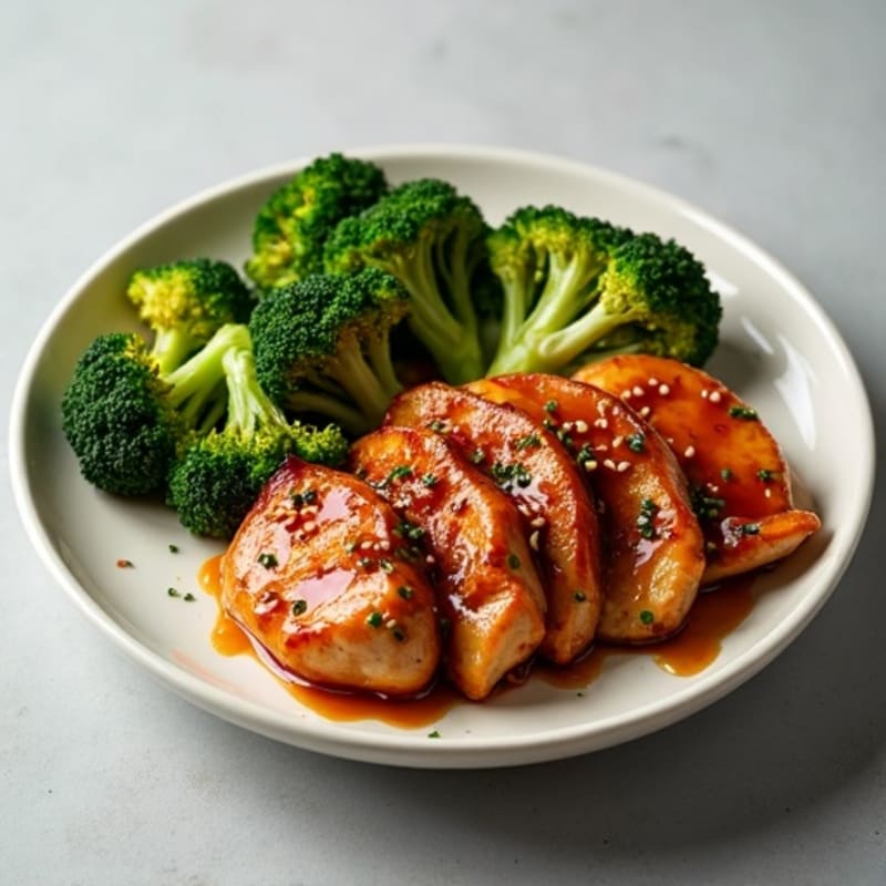 Sticky Teriyaki Chicken with Roasted Broccoli