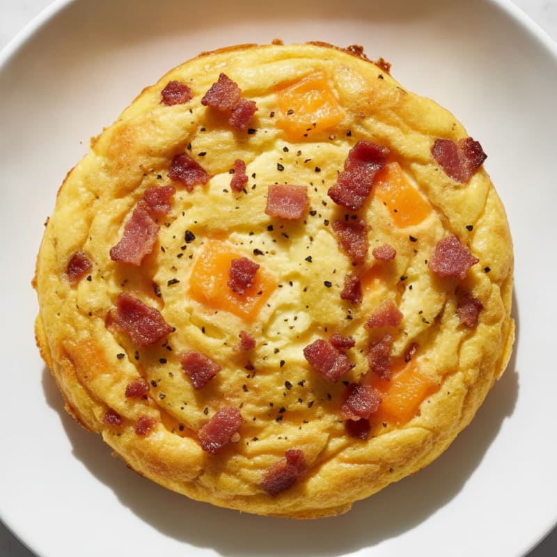 Baked Cheddar Bacon Egg Bites