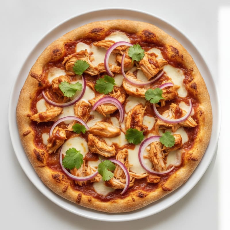 High-Protein BBQ Chicken Pizza