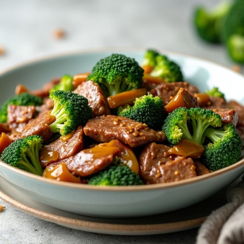 Garlic Ginger Beef and Broccoli Stir-Fry