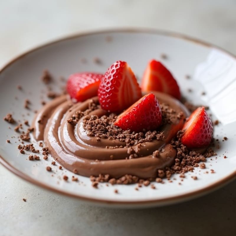 Silky Chocolate Protein Pudding with Greek Yogurt