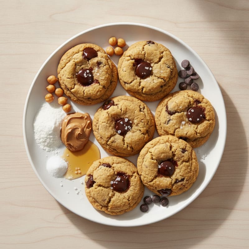 Chickpea Chocolate Chip Cookies