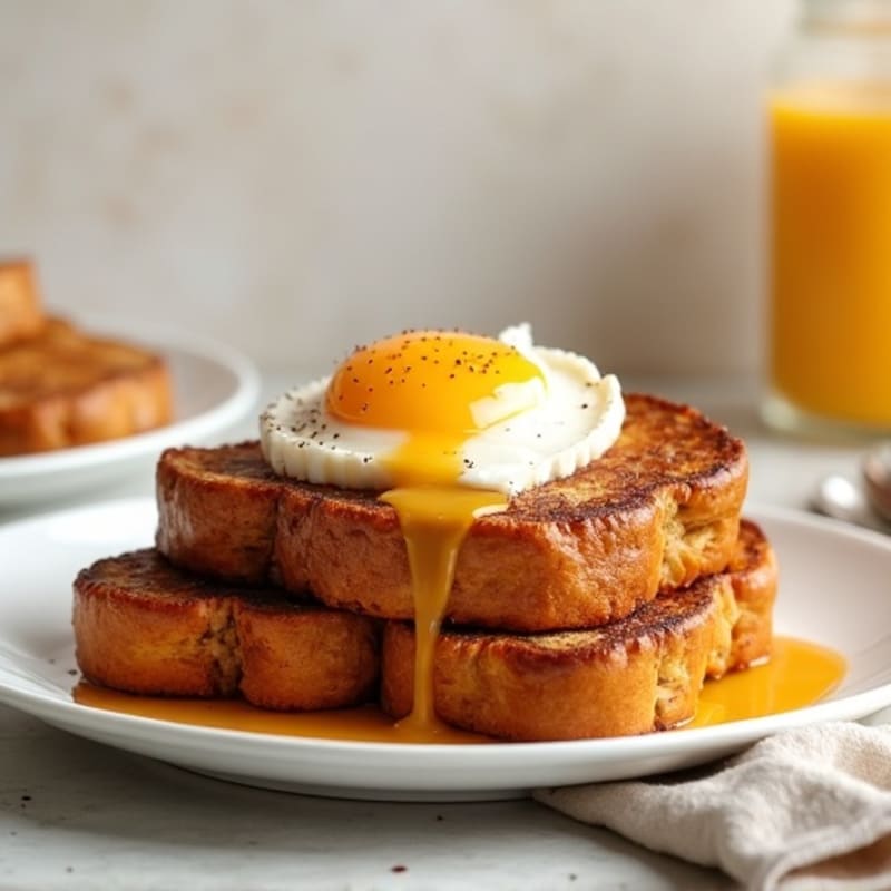High Protein Vanilla French Toast