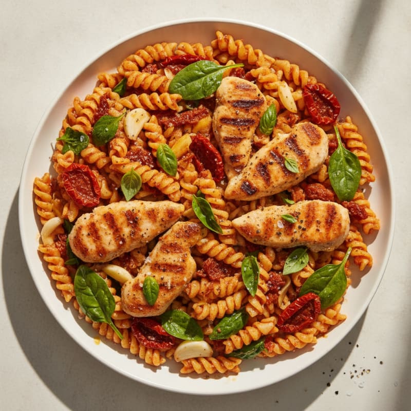 Sun-Dried Tomato Pesto Chicken Pasta