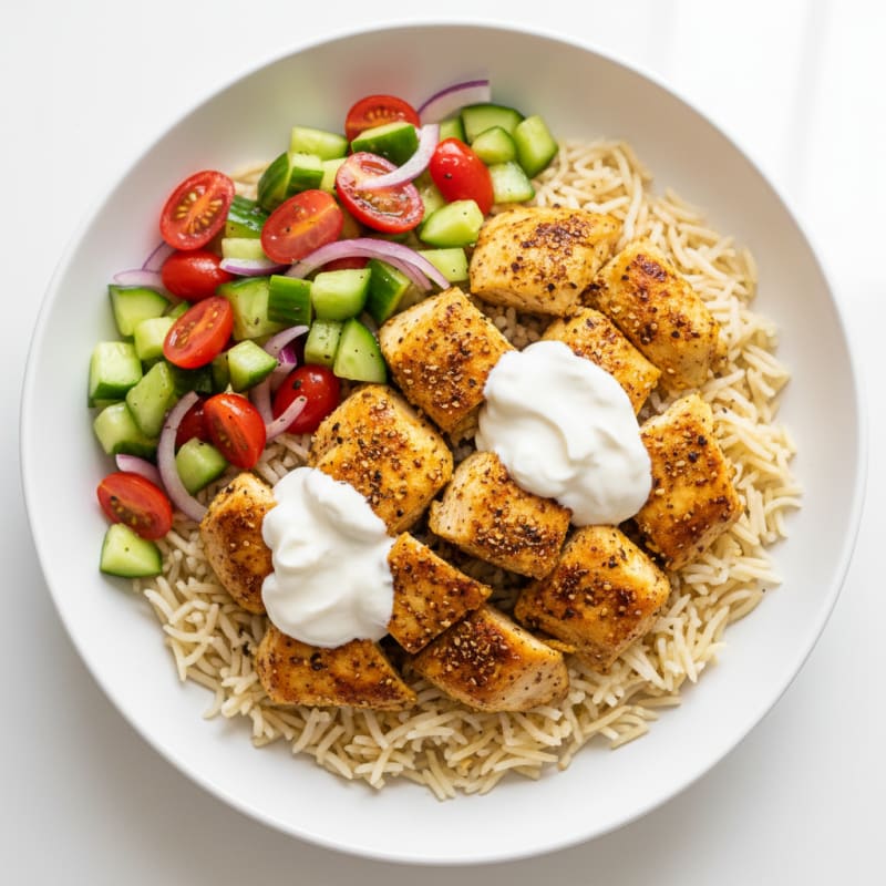 Chicken Shawarma Rice Bowl