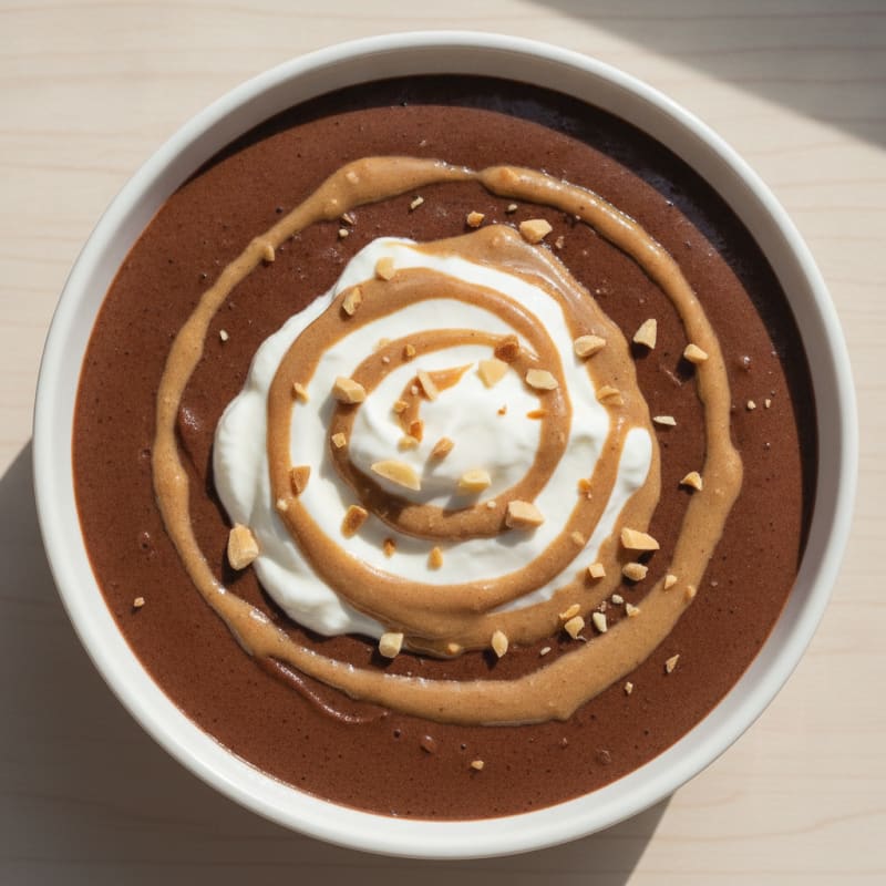 Silky Chocolate Protein Pudding with Greek Yogurt