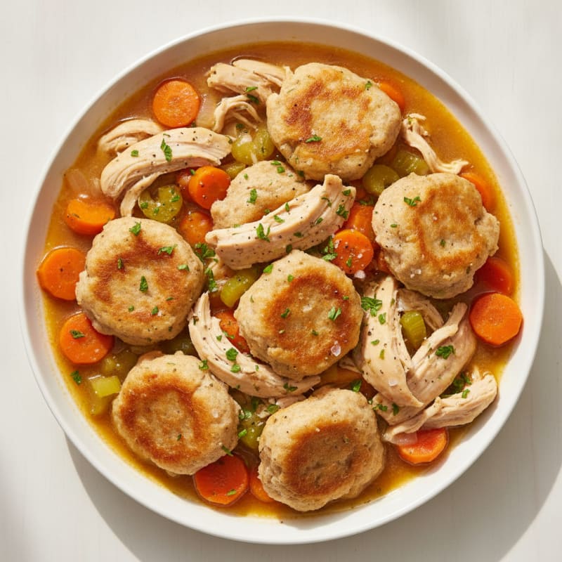 Homestyle Chicken and Herb Dumplings
