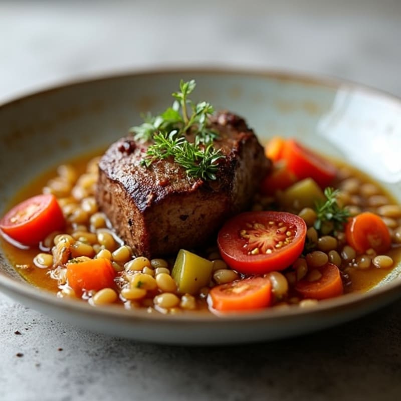Slow-Cooked Tender Lamb Shank Stew