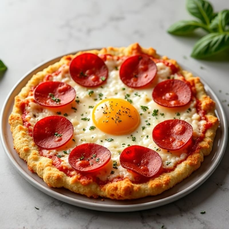 Cauliflower Crust Turkey Pepperoni Pizza