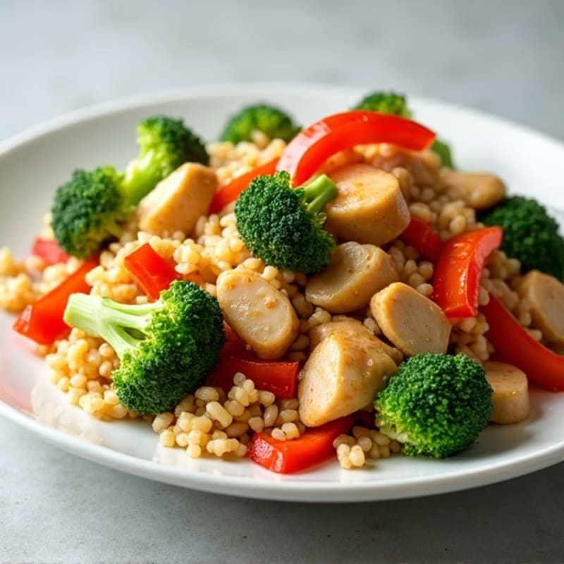 Cauliflower Rice Chicken Stir-Fry