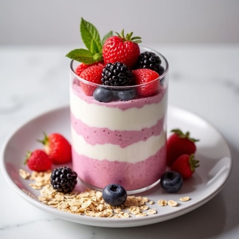 Cottage Cheese Protein Berry Parfait