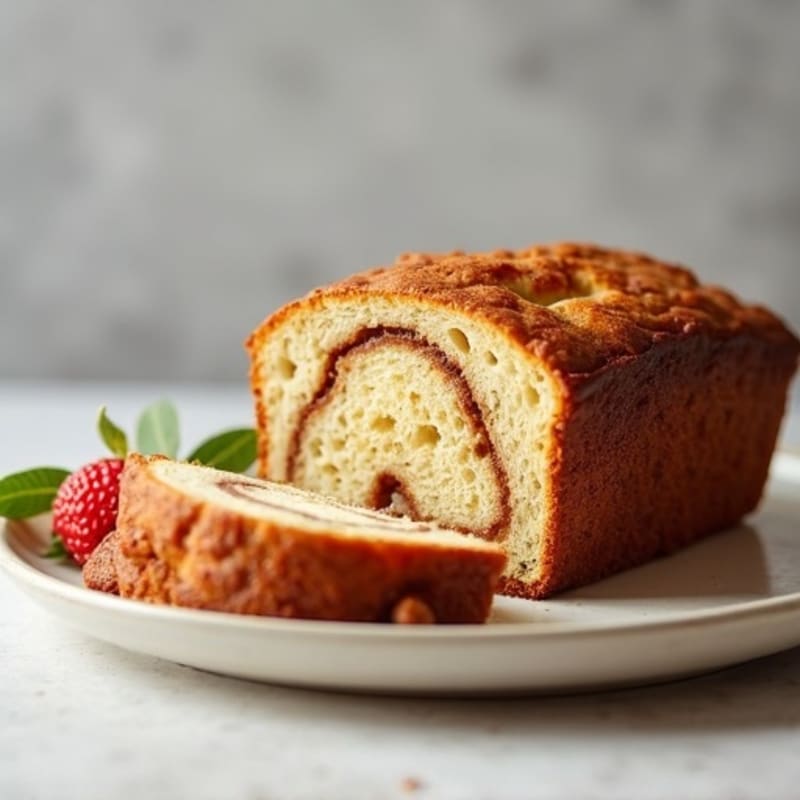 Protein-Packed Almond Flour Cinnamon Swirl Breakfast Bread