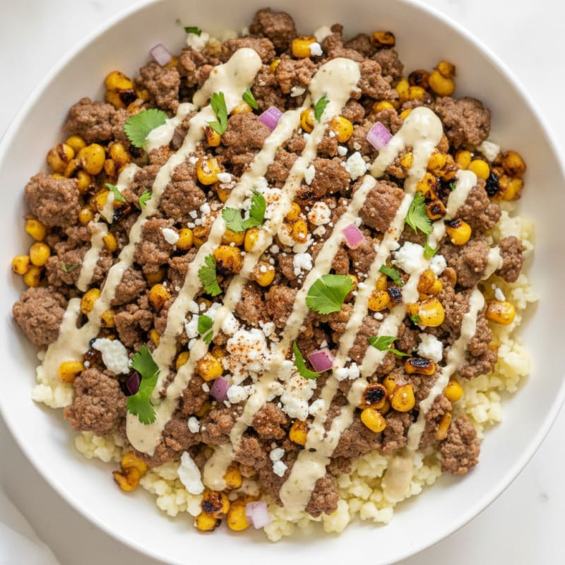 Beef Street Corn Power Bowl
