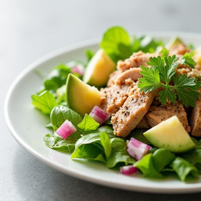 Fresh Herb Tuna Salad with Crunchy Celery