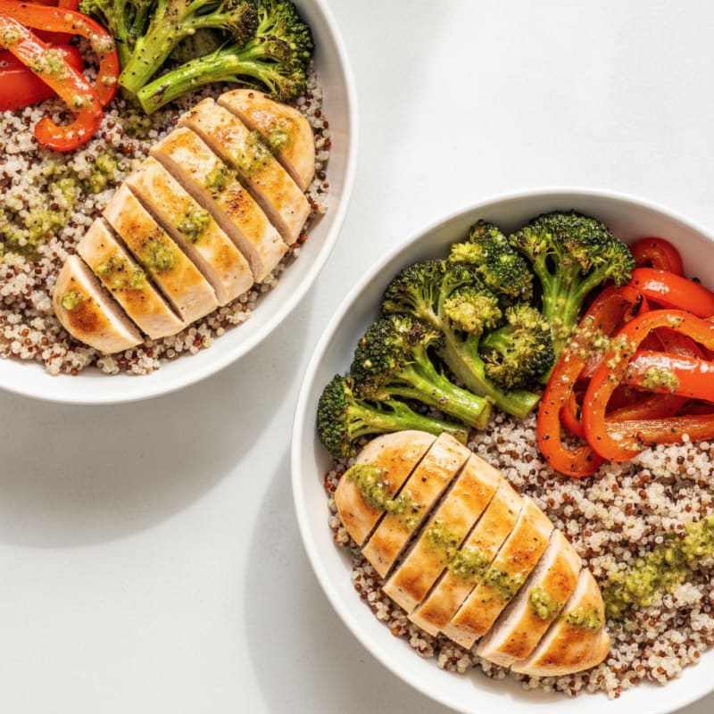 Chicken and Veggie Meal Prep Bowls