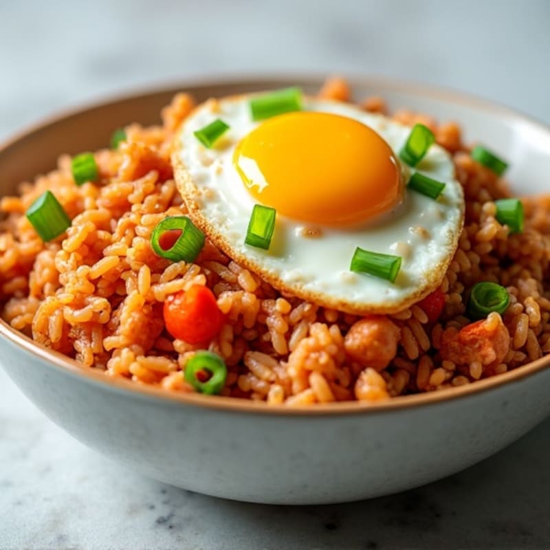 Healthy Kimchi Stir-Fried Rice